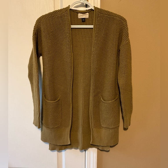 Universal Thread Green Open Front Cardigan Women’s Size XS - Picture 6 of 7